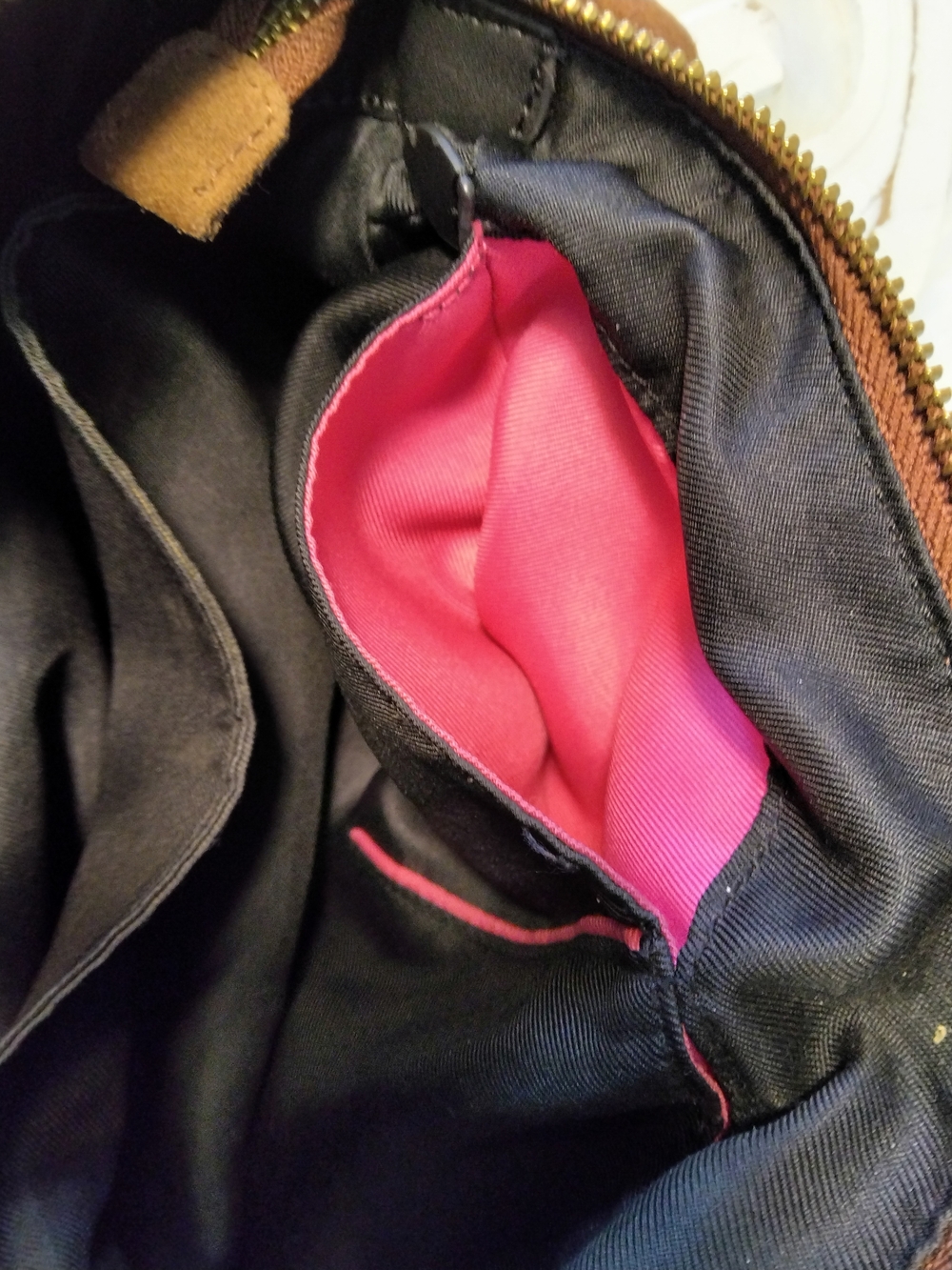 The Sak Tan Suede Crossbody Bag with Stud Accents - Picture 3 of 12